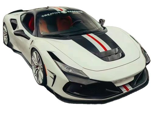 Για Ferrari F8 Carbon Fiber Body Kit F8 Αναβαθμισμένο KEYVANY Στυλ μπροστινό φτυάρι διάχυσης