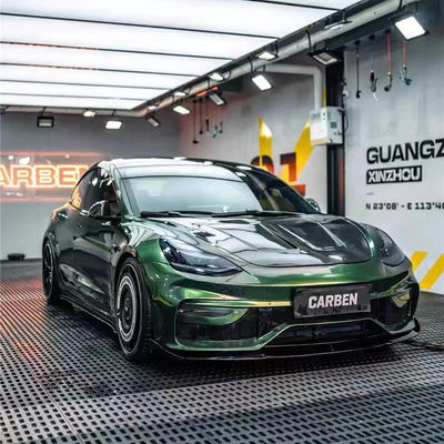 FPR 2019 Spoiler For Tesla Model 3 Body Kit 2022 ACP Στυλ Μπροστά και πίσω προφυλακτήρα