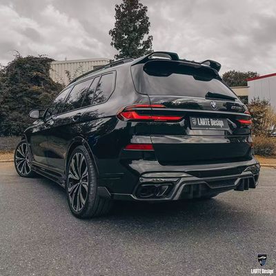 BMW X7 Carbon Fiber Body Kit X7 LD στυλ Carbon Fiber εμπρόσθιο διάχυτο χείλη