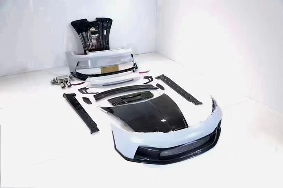 Porsche 992 Σώμα από ανθρακονήματα Kit 992 GT3 στυλ μπροστινό και πίσω προφυλακτήρα πλευρική φούστα σπόιλερ καπό