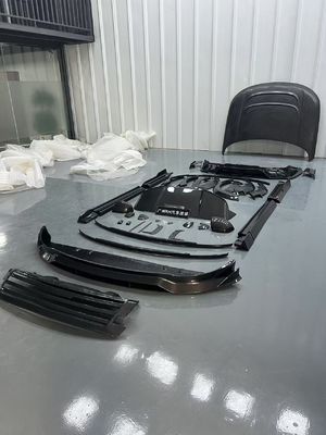 Λαντ Ρόβερ Ρέιντζ Ρόβερ Κουτί σώματος από ανθρακονήματα Ρέιντζ Ρόβερ Αναβαθμισμένο στυλ Mansory μπροστινό διάχυμα χείλου