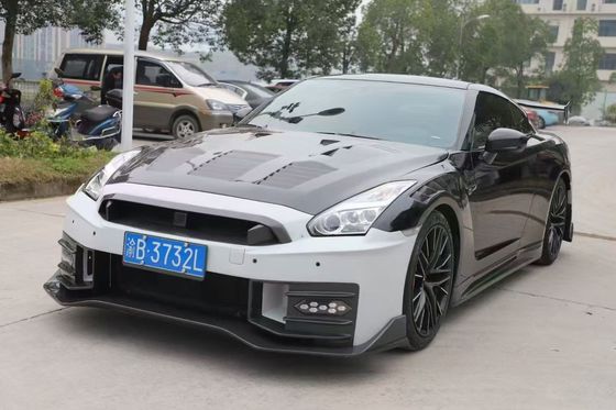 Νισάν GTR Κουτί υφασματικού υλικού άνθρακα GTR r35 Αναβαθμισμένο 2024nismo στυλ εμπρός και πίσω προφυλακτήρες προφυλακτήρων καπό