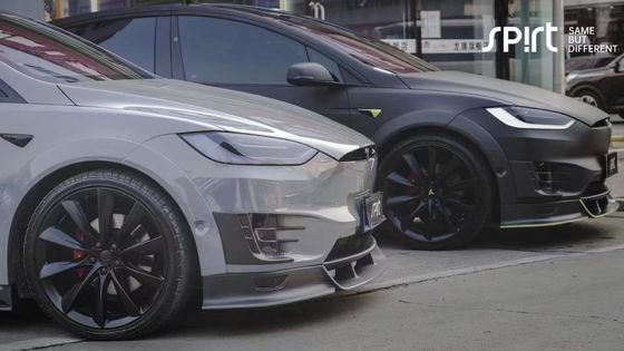 Τεσλά μοντέλο X Carbon Fiber Body Kit μοντέλο X Carbon Fiber μπροστινό διάχυτο χείλη Spoiler κουκούλα τροχός τόξο ευρύ σώμα κιτ