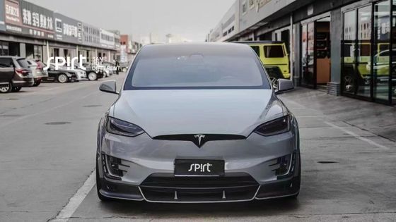 Τεσλά μοντέλο X Carbon Fiber Body Kit μοντέλο X Carbon Fiber μπροστινό διάχυτο χείλη Spoiler κουκούλα τροχός τόξο ευρύ σώμα κιτ