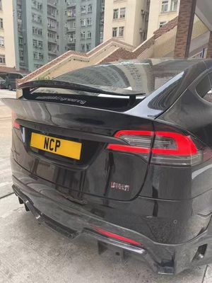 Τεσλά μοντέλο X Carbon Fiber Body Kit μοντέλο X Carbon Fiber μπροστινό διάχυτο χείλη Spoiler κουκούλα τροχός τόξο ευρύ σώμα κιτ