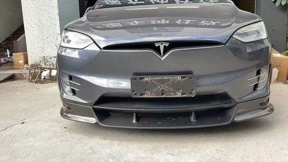 Τεσλά μοντέλο X Carbon Fiber Body Kit μοντέλο X Carbon Fiber μπροστινό διάχυτο χείλη Spoiler κουκούλα τροχός τόξο ευρύ σώμα κιτ