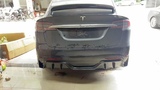 Τεσλά μοντέλο X Carbon Fiber Body Kit μοντέλο X Carbon Fiber μπροστινό διάχυτο χείλη Spoiler κουκούλα τροχός τόξο ευρύ σώμα κιτ