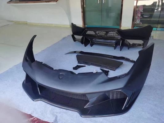 2022 Νέα Προϊόντα Huracan Lp580 Lp610 Κιτ σώματος για Lamborghini Huracan Μπροστά και πίσω προφυλακτήρα Ακατέργαστη ίνα
