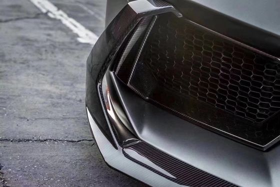 Για την Lamborghini LP700 Carbon Fiber Body Kit LP700 Upgrade VORs Στυλ Carbon Fiber Front Lip Diffuser Σπόιλερ