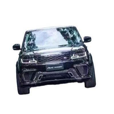 Στρογγυλό ASPEC στυλ CF& FRP Wide Body Kit Μπροστά προφυλακτήρα πίσω προφυλακτήρα πλάγια φούστα φεντερ για Land Rover RANGE ROVE SPORT 2014-2017