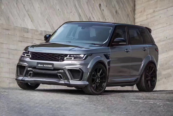 Στρογγυλό ASPEC στυλ CF& FRP Wide Body Kit Μπροστά προφυλακτήρα πίσω προφυλακτήρα πλάγια φούστα φεντερ για Land Rover RANGE ROVE SPORT 2014-2017