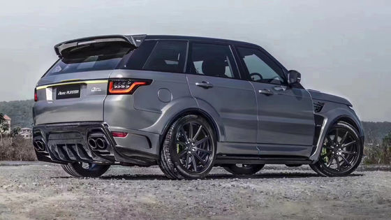 Στρογγυλό ASPEC στυλ CF& FRP Wide Body Kit Μπροστά προφυλακτήρα πίσω προφυλακτήρα πλάγια φούστα φεντερ για Land Rover RANGE ROVE SPORT 2014-2017