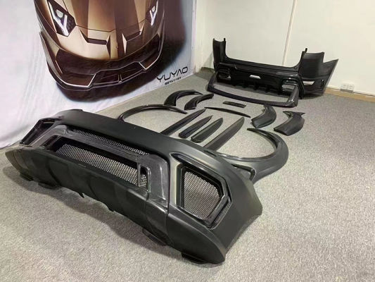 Στρογγυλό ASPEC στυλ CF& FRP Wide Body Kit Μπροστά προφυλακτήρα πίσω προφυλακτήρα πλάγια φούστα φεντερ για Land Rover RANGE ROVE SPORT 2014-2017