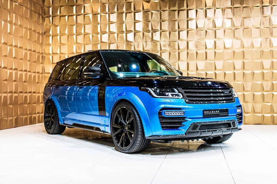 Μαύρο Range Rover Bodykits 240mm Carbon Fiber Widebody Kit 2019-
