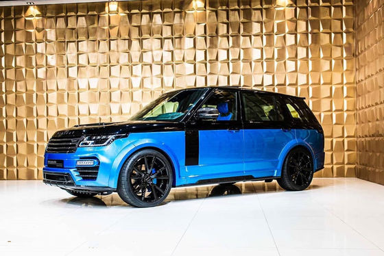 Μαύρο Range Rover Bodykits 240mm Carbon Fiber Widebody Kit 2019-