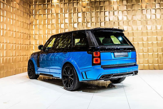 Μαύρο Range Rover Bodykits 240mm Carbon Fiber Widebody Kit 2019-