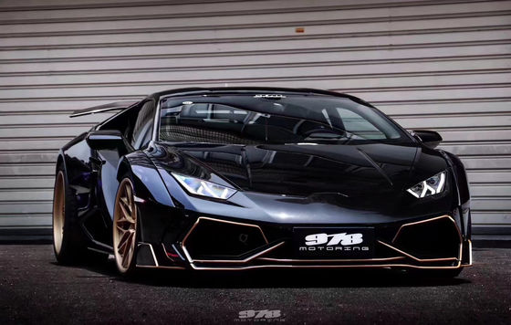 Για την Lamborghini LP580 LP610 Carbon Fiber Widebody Kit LP580 LP610 Αναβαθμισμένο PD-style Μπροστά και πίσω προφυλακτήρα Spoiler Widebody