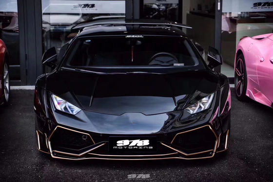 Για την Lamborghini LP580 LP610 Carbon Fiber Widebody Kit LP580 LP610 Αναβαθμισμένο PD-style Μπροστά και πίσω προφυλακτήρα Spoiler Widebody