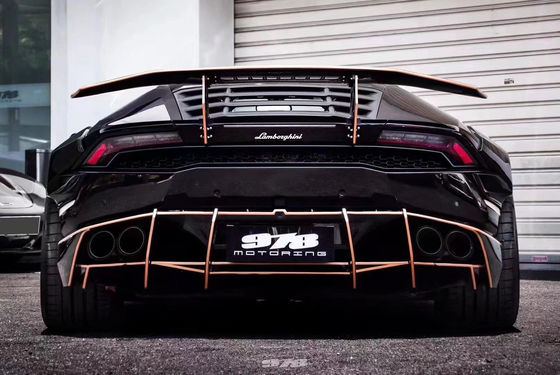 Για την Lamborghini LP580 LP610 Carbon Fiber Widebody Kit LP580 LP610 Αναβαθμισμένο PD-style Μπροστά και πίσω προφυλακτήρα Spoiler Widebody