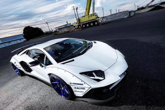 Για την Lamborghini Aventador LP700 Carbon Fiber Body Kit LP700 Αναβαθμισμένο στυλ LB Side Skirt Spoiler Wheel Arch