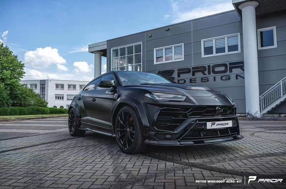 Συσκευές αυτοκινήτων για Lamborghini URUS Kit URUS αναβαθμίσεις PRIOR Στυλ Μπροστά Φτυάρι Διασκορπιστής Σπόιλερ Wide Body Kit