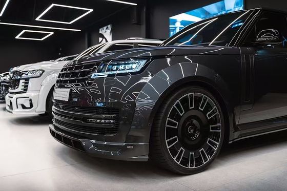 Καρβονικό ίνες Land Rover Body Kit LM Style Πανεπιστημιακό πίσω προφυλακτήρα χείλη Diffuser Spoiler