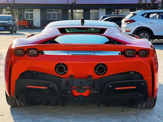 Για τη Ferrari SF90 στεγνό κουτί σώματος από ανθρακονήματα SF90 OEM Style Carbon Fiber Front Lip Diffuser Spoiler Side Skirt