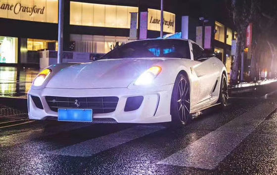 Για την Ferrari 599 Κουτί Σώματος 599 Αναβαθμισμένο Στυλ VORS Μπροστά και πίσω Μπανκερ Πλευρική Φούστα Σπόιλερ Κουτί Σώματος από Άνθρακα