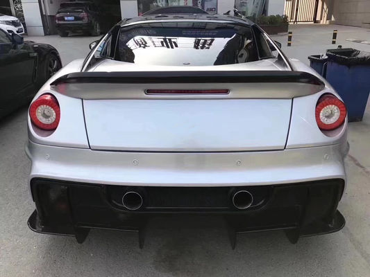 Για την Ferrari 599 Κουτί Σώματος 599 Αναβαθμισμένο Στυλ VORS Μπροστά και πίσω Μπανκερ Πλευρική Φούστα Σπόιλερ Κουτί Σώματος από Άνθρακα