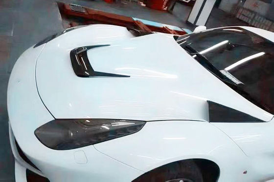 Υψηλής ποιότητας ανθρακικές ίνες για τη Ferrari F12 Καρβονικές ίνες Καλυπτική διακόσμηση F12 Ανθρακικές ίνες Διαμέρισμα κινητήρα Tuyere Μικρό κομμάτι