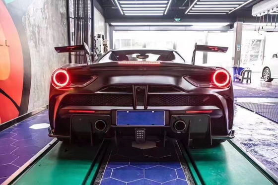 Τμήματα αυτοκινήτου για Ferrari 488 Κουτί σώματος 488 Αναβαθμισμένο στυλ MSY Μπροστά και πίσω Σπόιλερ προφυλακτήρα Κουτί σώματος από ανθρακονήματα