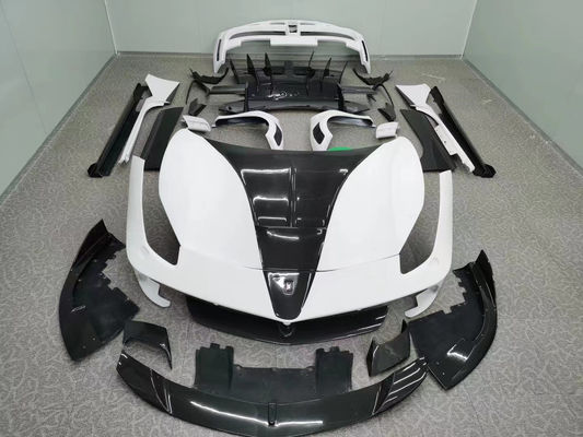 Τμήματα αυτοκινήτου για Ferrari 488 Κουτί σώματος 488 Αναβαθμισμένο στυλ MSY Μπροστά και πίσω Σπόιλερ προφυλακτήρα Κουτί σώματος από ανθρακονήματα