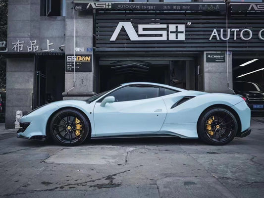 Συσκευές αυτοκινήτων για Ferrari 488 Kit 488 Upgraded PistA-style Μπροστά και πίσω Bumper Bonnet Spoiler Carbon Fiber Kit