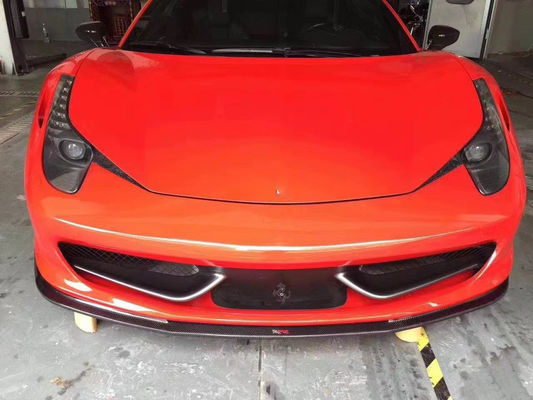 Για τη Ferrari 458 Carbon Fiber Body Kit 458 Carbon Fiber Front Lip Diffuser Spoiler Side Skirt Body Kit