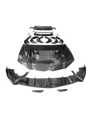 Για Lamborghini Urus Carbon Fiber Body Kit Urus Αναβαθμισμένο στυλ VORS Carbon Fiber Front Lip Diffuser Spoiler Hood με ευρύ σώμα