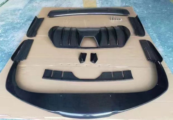 Για τη Ferrari F430 Κουτί σώματος F430 Αναβαθμισμένο στυλ HAMANN Μπροστά φτυάρι διασκορπιστήριος σπόιλερ πλευρική φούστα F430 Κουτί σώματος από ανθρακονήματα