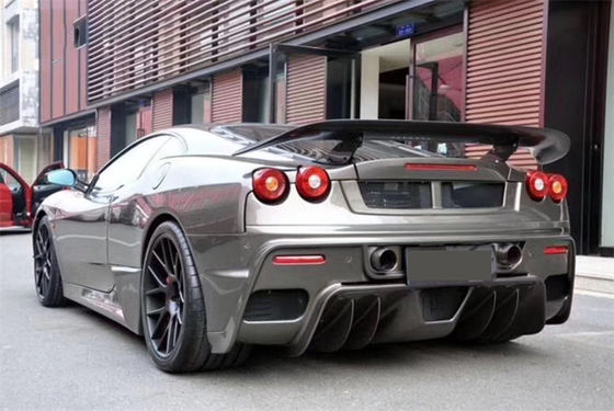 Για τη Ferrari F430 Τροφοδοσία F430 Upgraded ASI Style Μπροστά και πίσω προφυλακτήρες Spoiler F430 Τροφοδοσία F430 Carbon Fiber