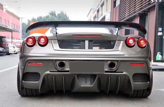 Για τη Ferrari F430 Τροφοδοσία F430 Upgraded ASI Style Μπροστά και πίσω προφυλακτήρες Spoiler F430 Τροφοδοσία F430 Carbon Fiber