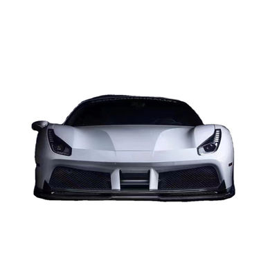 Για την Ferrari 488 Carbon Fiber Body Kit 488 Upgraded Vors Style Carbon Fiber Front Lip Diffuser Spoiler Body Kit