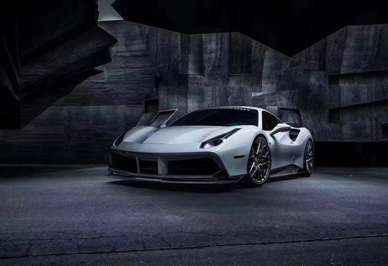 Για την Ferrari 488 Carbon Fiber Body Kit 488 Upgraded Vors Style Carbon Fiber Front Lip Diffuser Spoiler Body Kit
