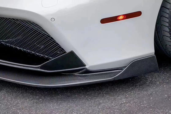 Για την Ferrari 488 Carbon Fiber Body Kit 488 Upgraded Vors Style Carbon Fiber Front Lip Diffuser Spoiler Body Kit