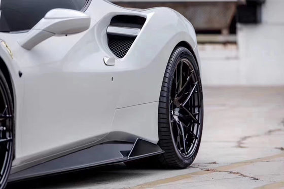 Για την Ferrari 488 Carbon Fiber Body Kit 488 Upgraded Vors Style Carbon Fiber Front Lip Diffuser Spoiler Body Kit