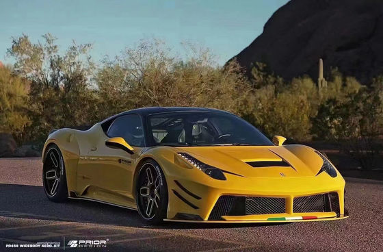Για Ferrari 458 Carbon Fiber Body Kit 458 Αναβαθμισμένο PD Style Μπροστά και πίσω