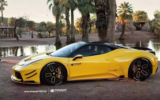 Για Ferrari 458 Carbon Fiber Body Kit 458 Αναβαθμισμένο PD Style Μπροστά και πίσω