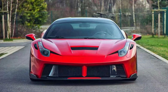 Για Ferrari 458 Carbon Fiber Body Kit 458 Αναβαθμισμένο PD Style Μπροστά και πίσω