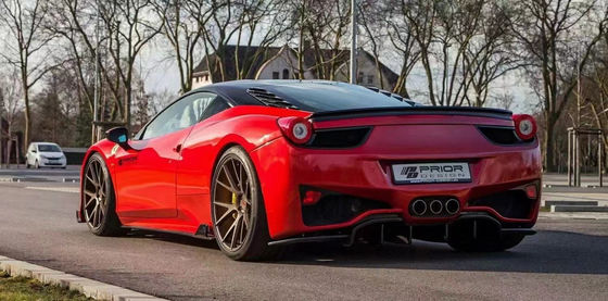 Για Ferrari 458 Carbon Fiber Body Kit 458 Αναβαθμισμένο PD Style Μπροστά και πίσω