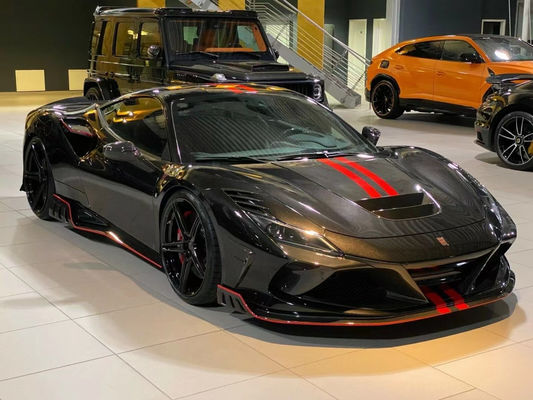 Για Ferrari F8 Carbon Fiber Body Kit F8 Αναβαθμισμένο KEYVANY Στυλ μπροστινό φτυάρι διάχυσης