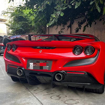 Για τη Ferrari F8 Carbon Fiber Spoiler F8 Αναβαθμισμένο Novi Style Carbon Fiber Tail Spoiler