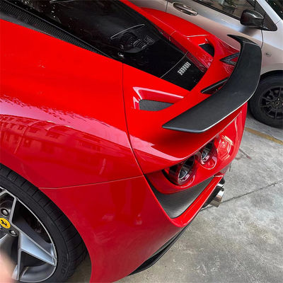 Για τη Ferrari F8 Carbon Fiber Spoiler F8 Αναβαθμισμένο Novi Style Carbon Fiber Tail Spoiler