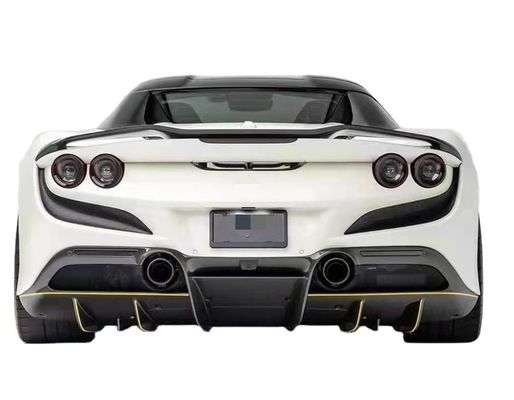Συσκευές αυτοκινήτων για Ferrari F8 Carbon Fiber Body Kit F8 Upgrade Novi Style Diffuser Carbon Fiber Diffuser